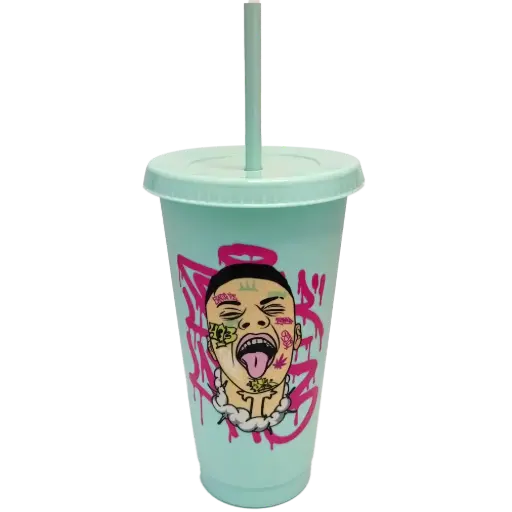 Vaso popote colores pastel